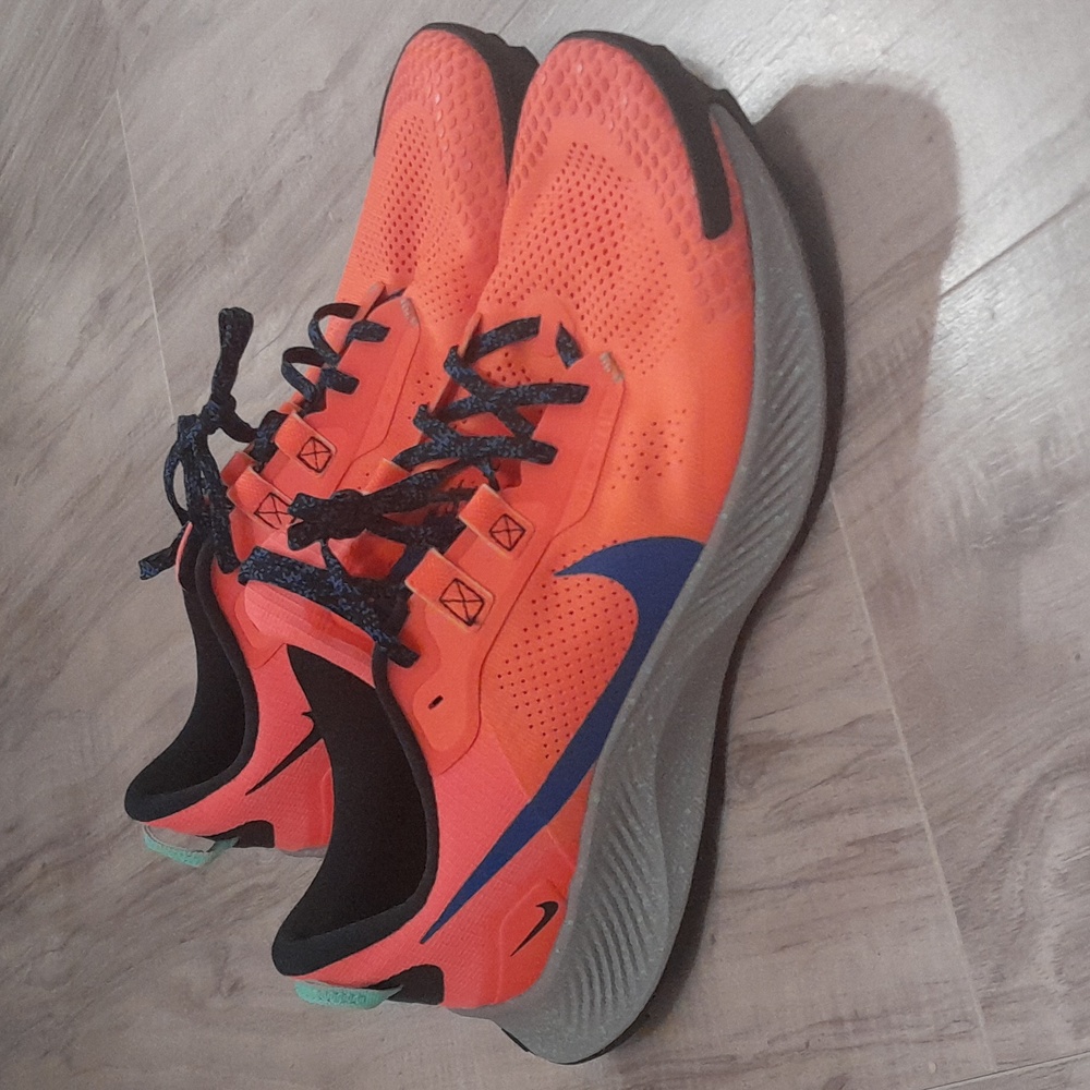 Orange Nike Pegasus Trail Running Shoes